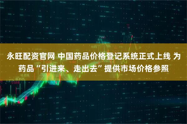 永旺配资官网 中国药品价格登记系统正式上线 为药品“引进来、走出去”提供市场价格参照