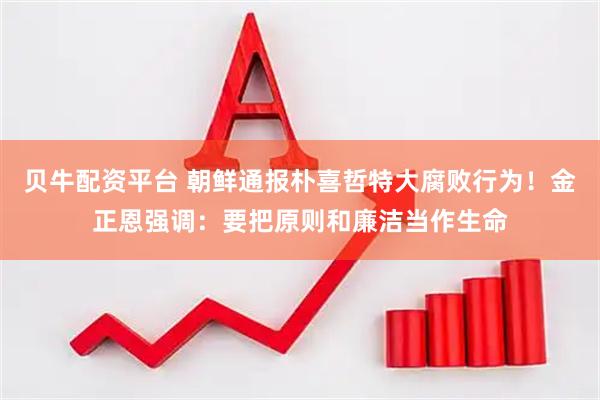 贝牛配资平台 朝鲜通报朴喜哲特大腐败行为！金正恩强调：要把原则和廉洁当作生命